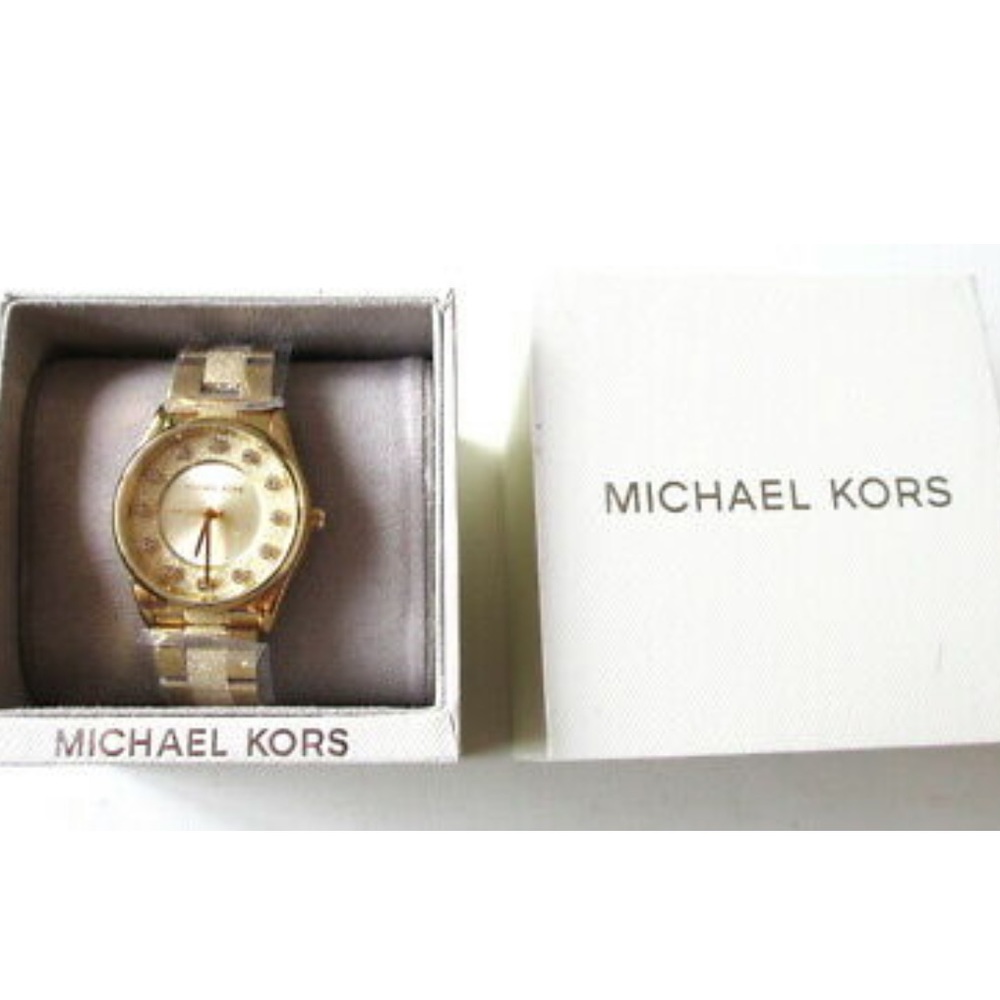 🆕Michael Kors Colette Three-Hand Gold-Tone Watch - Picture 10 of 14